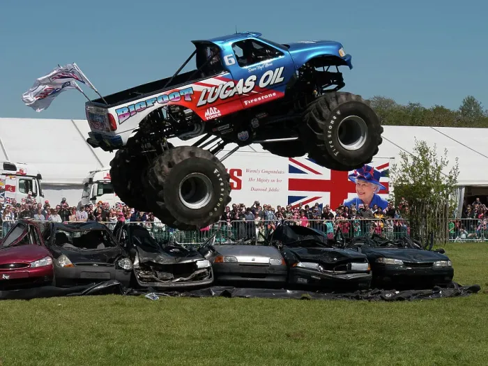 Framed Print : Ford Big Foot Monster Truck