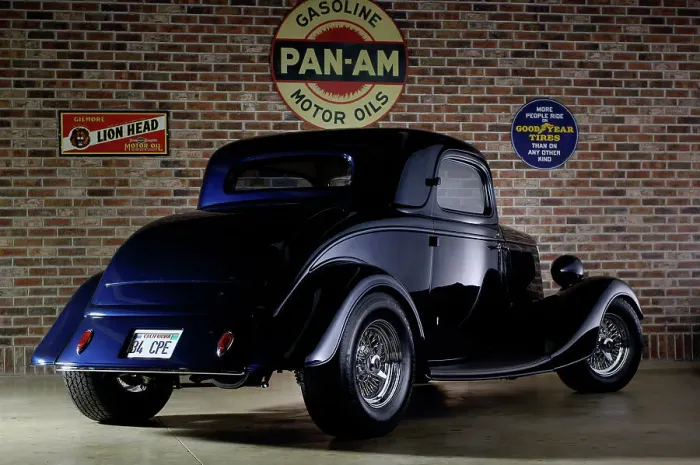 Framed Print : Ford Coupe Custom 1934. Artist: Simon Clay Framed Print : Ford Coupe Custom 1934. Artist: Simon Clay