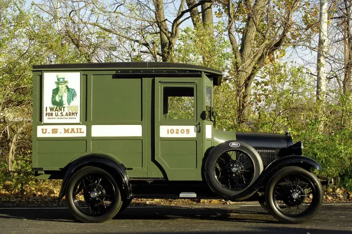Framed Print : Ford Delivery van 1929. Artist: Simon Clay Framed Print : Ford Delivery van 1929. Artist: Simon Clay