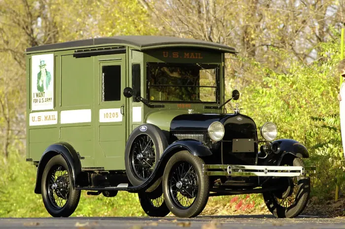 Framed Print : Ford Delivery van 1929. Artist: Simon Clay Framed Print : Ford Delivery van 1929. Artist: Simon Clay