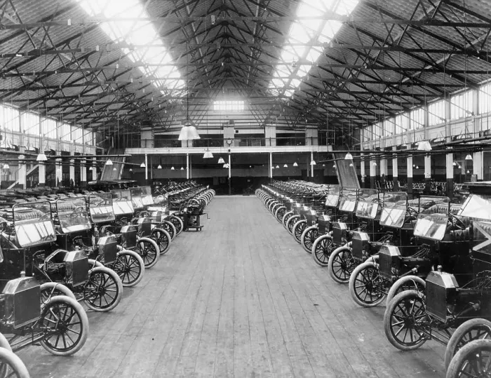 Framed Print : The Ford factory, Manchester, c1911 Framed Print : The Ford factory, Manchester, c1911