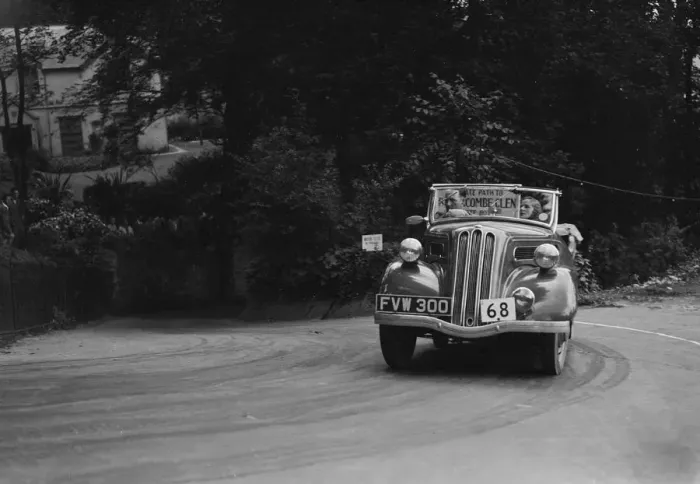 Framed Print : Ford Model C 10 of J McEvoy competing in the MCC Torquay Rally, Torbay, Devon, 1938 Framed Print : Ford Model C 10 of J McEvoy competing in the MCC Torquay Rally, Torbay, Devon, 1938