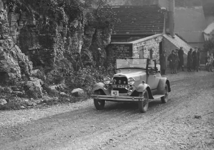 Framed Print : Ford Model A of CM Needham competing in the MCC Sporting Trial, 1930. Artist: Bill Brunell Framed Print : Ford Model A of CM Needham competing in the MCC Sporting Trial, 1930. Artist: Bill Brunell