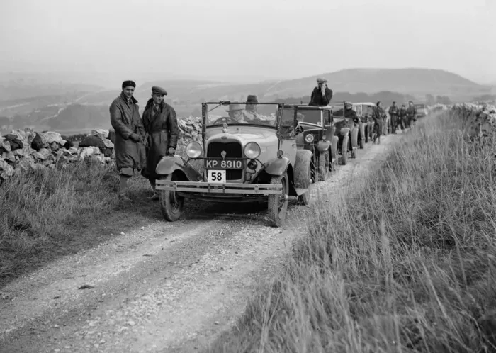 Framed Print : Ford Model A of JB Thompson competing in the MCC Sporting Trial, 1930. Artist: Bill Brunell Framed Print : Ford Model A of JB Thompson competing in the MCC Sporting Trial, 1930. Artist: Bill Brunell