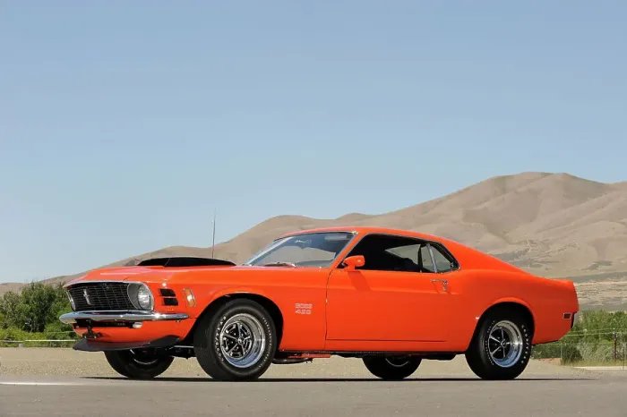Framed Print : Ford Mustang Boss 429 1970. Artist: Simon Clay Framed Print : Ford Mustang Boss 429 1970. Artist: Simon Clay