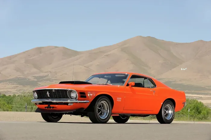 Framed Print : Ford Mustang Boss 429 1970. Artist: Simon Clay Framed Print : Ford Mustang Boss 429 1970. Artist: Simon Clay