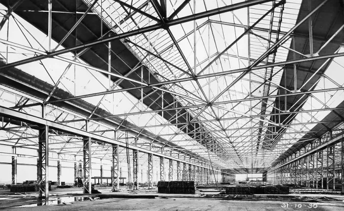 Framed Print : Ford plant during construction, Dagenham, Essex, 1930 Framed Print : Ford plant during construction, Dagenham, Essex, 1930