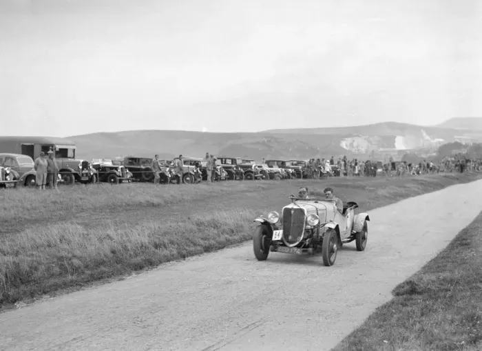 Framed Print : Ford V8 open tourer of GJC Matthews competing at the Lewes Speed Trials, Sussex, 1938 Framed Print : Ford V8 open tourer of GJC Matthews competing at the Lewes Speed Trials, Sussex, 1938