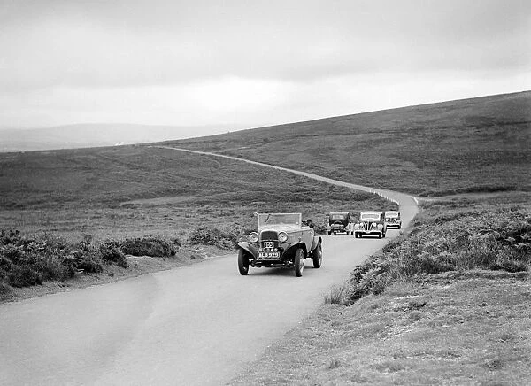 Ford V8s of WCN Norton and J Harrison competing at the MCC Torquay Rally, July 1937