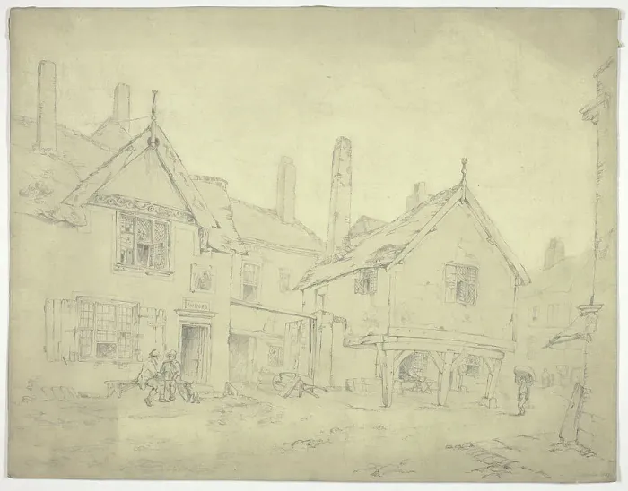 Framed Print : Foregate Street, Chester, 1827. Creator: Thomas Webster Framed Print : Foregate Street, Chester, 1827. Creator: Thomas Webster