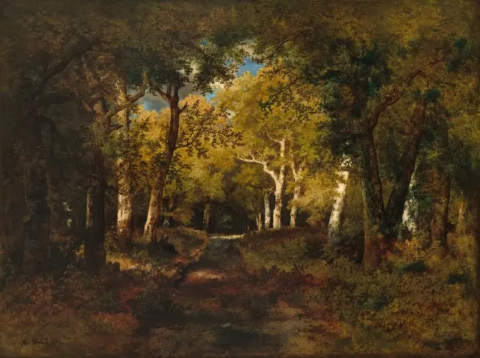 Framed Print : In the Forest, 1874. Creator: Narcisse Virgile Diaz de la Pena Framed Print : In the Forest, 1874. Creator: Narcisse Virgile Diaz de la Pena