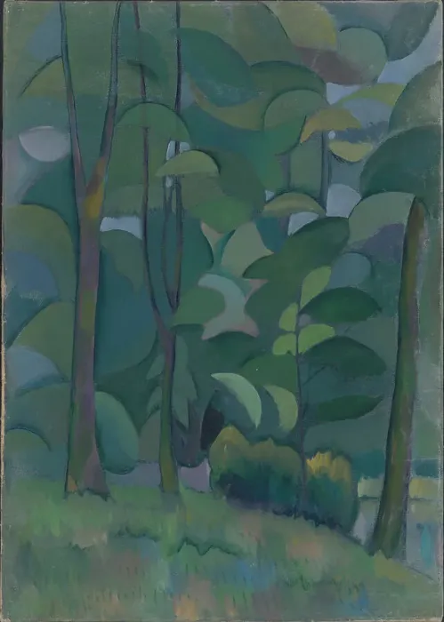 Framed Print : Forest, 1908-1910. Creator: Baranov-Rossiné, Vladimir Davidovich (1888-1942) Framed Print : Forest, 1908-1910. Creator: Baranov-Rossiné, Vladimir Davidovich (1888-1942)