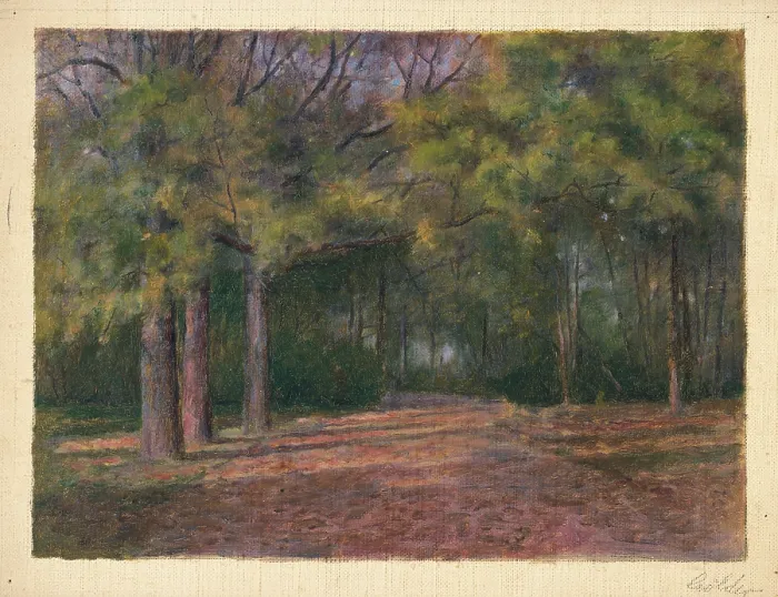 Framed Print : Forest II, early 20th century. Creator: Dezider Czolder Framed Print : Forest II, early 20th century. Creator: Dezider Czolder