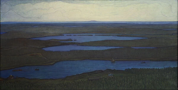 Over Forest and Lake, 1908