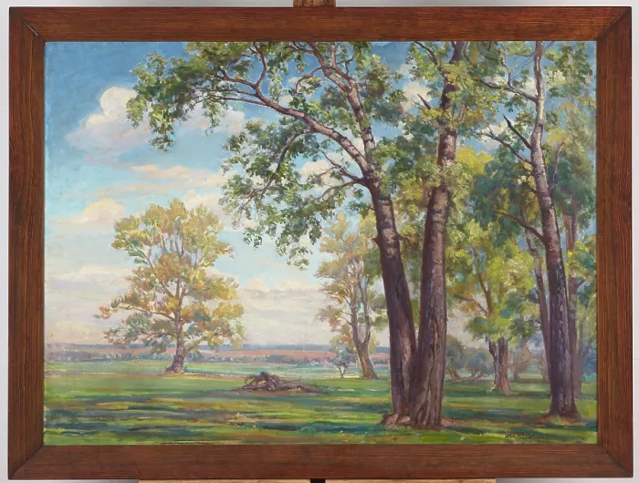 Framed Print : Forest Landscape, c1926. Creator: Ignacy Pienkowski