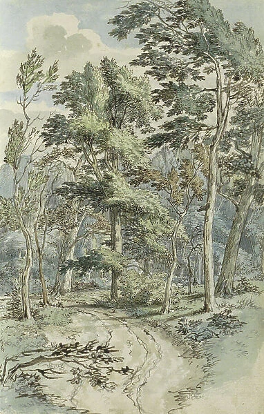 Forest path, 1783. Creator: Johannes Huibert Prins