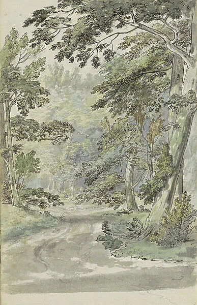 Forest path, 1783. Creator: Johannes Huibert Prins