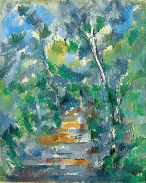 Framed Print : Forest Scene (Path from Mas Jolie to Chateau noir), 1900-1902 Framed Print : Forest Scene (Path from Mas Jolie to Chateau noir), 1900-1902