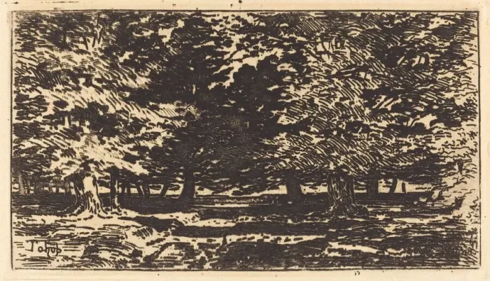 Framed Print : Foret. Creator: Felix Hilaire Buhot Framed Print : Foret. Creator: Felix Hilaire Buhot