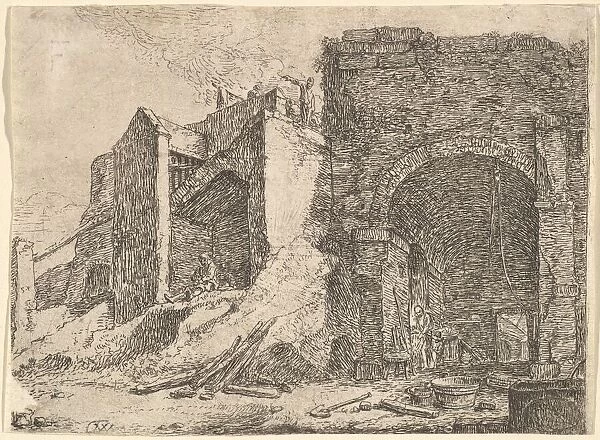 The Forge, 17th century. Creator: Thomas Wijck