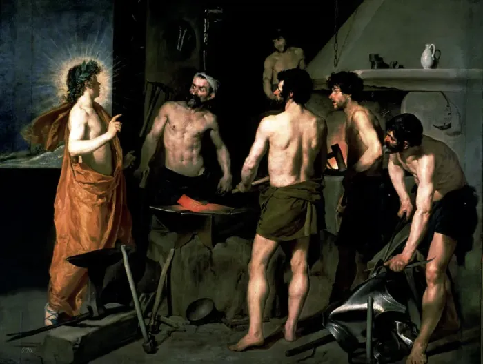 Framed Print : The Forge of Vulcan, by Diego Velazquez, 1630 Framed Print : The Forge of Vulcan, by Diego Velazquez, 1630