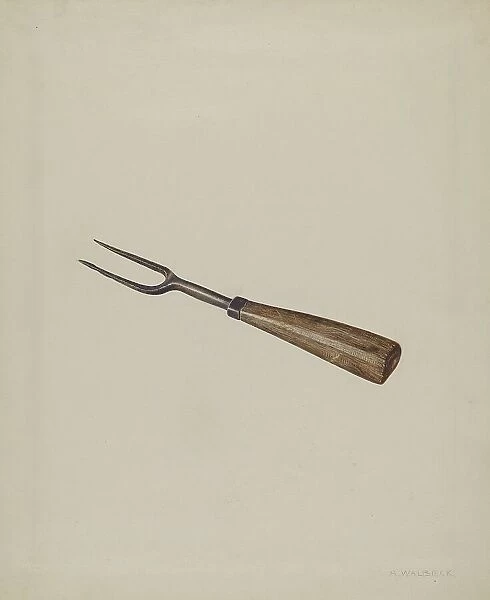 Fork, c. 1938. Creator: Alfred Walbeck