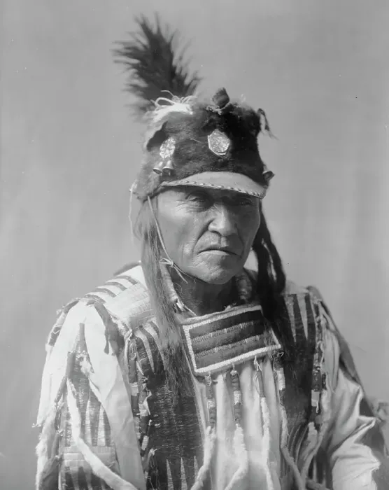 Framed Print : Forked Iron, c1908. Creator: Edward Sheriff Curtis Framed Print : Forked Iron, c1908. Creator: Edward Sheriff Curtis