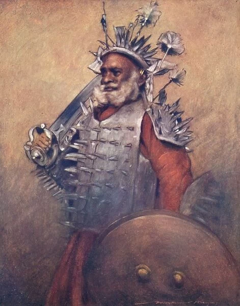 A Formidable Warrior of Rewa, 1903. Artist: Mortimer L Menpes