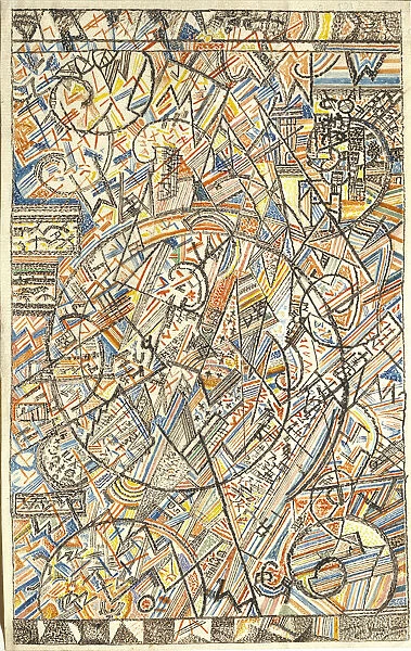 The Formula of the Universe, 1920-1922. Artist: Filonov, Pavel Nikolayevich (1883-1941)