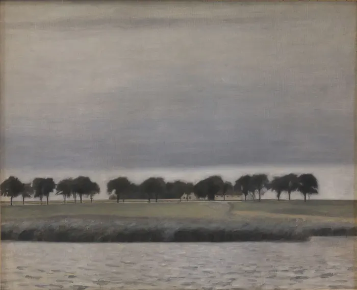Framed Print : Forstudie til Solregn. Gentofte So, 1903. Creator: Hammershoi Framed Print : Forstudie til Solregn. Gentofte So, 1903. Creator: Hammershoi