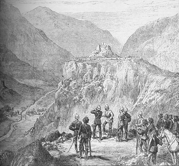 The fort of Ali Masjid in the Khyber Pass, 1908