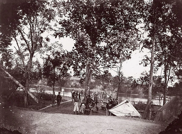 Fort Brady, James River, 1864. Creator: Andrew Joseph Russell