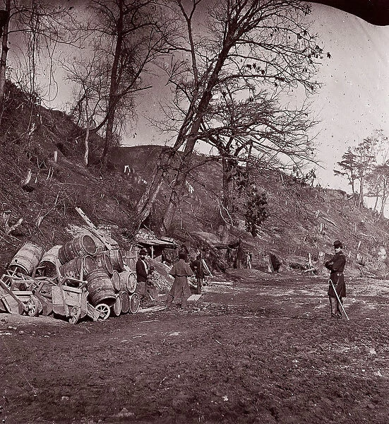 Fort Brady, Virginia, 1861-65. Creator: Andrew Joseph Russell
