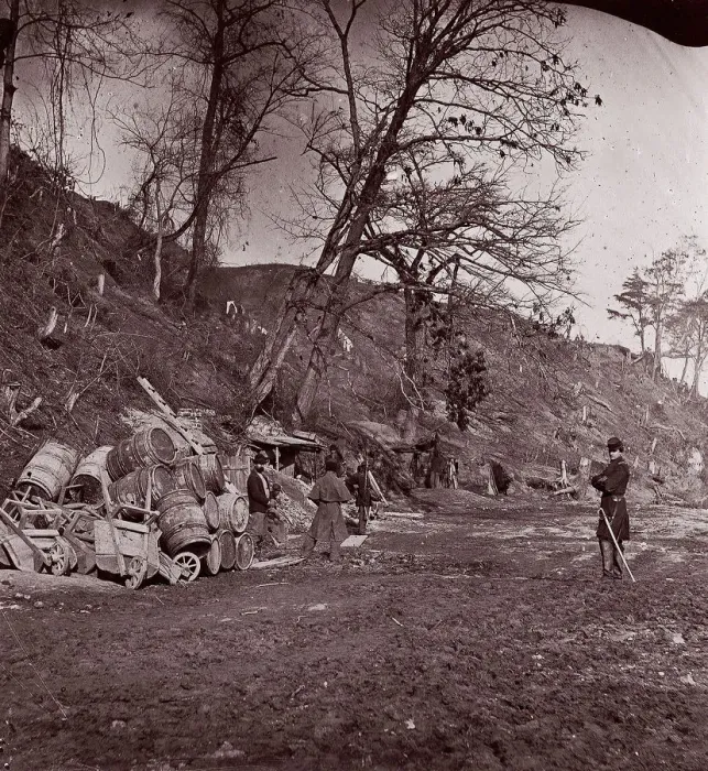 Framed Print : Fort Brady, Virginia, 1861-65. Creator: Andrew Joseph Russell Framed Print : Fort Brady, Virginia, 1861-65. Creator: Andrew Joseph Russell