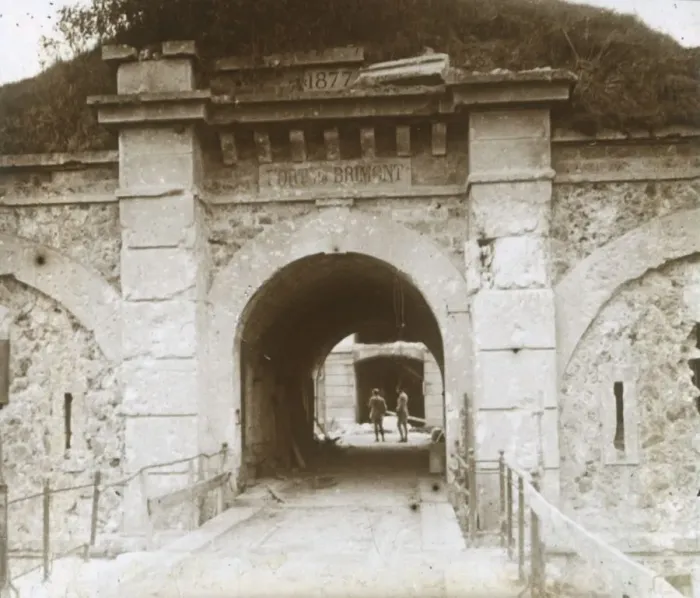 Framed Print : Fort de Brimont, Reims, northern France, c1914-c1918 Framed Print : Fort de Brimont, Reims, northern France, c1914-c1918