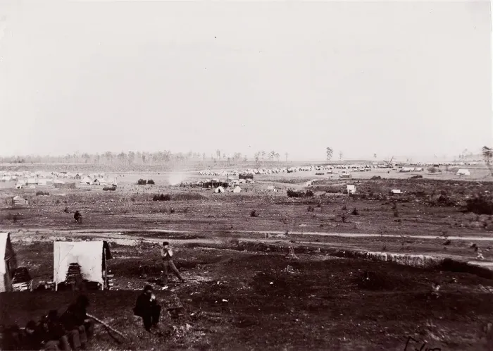 Framed Print : Fort Burnham, front of Petersburg, 1861-65. Creator: Unknown