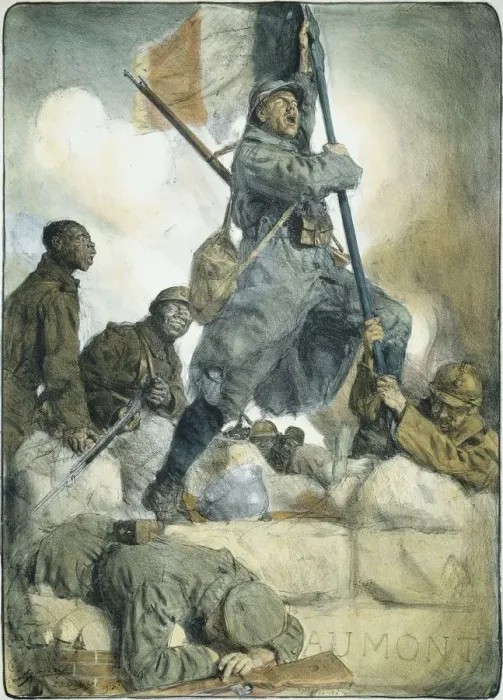 Framed Print : Fort Douaumont, 25 October 1916, 1916 Framed Print : Fort Douaumont, 25 October 1916, 1916