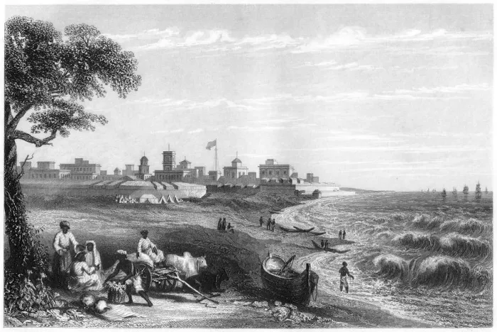 Framed Print : Fort George, Madras, India, c1860 Framed Print : Fort George, Madras, India, c1860