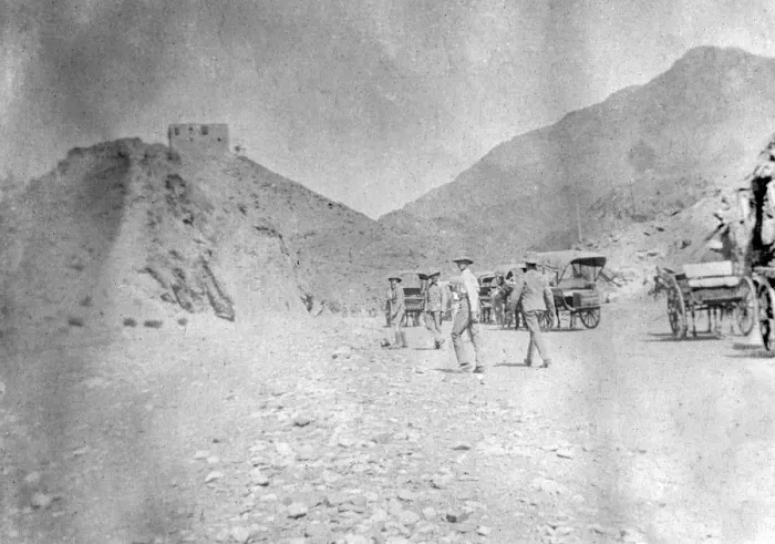 Framed Print : Fort in the Khyber Pass, 1917 Framed Print : Fort in the Khyber Pass, 1917