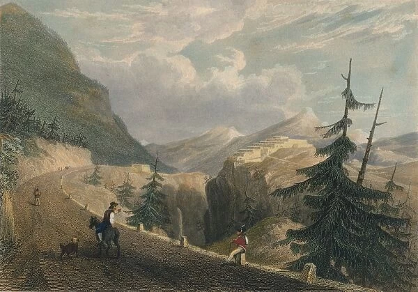 Fort Lesseillon, near Bramante, 1827. Creator: Thomas Barber