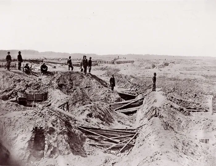 Framed Print : Fort Mahone, Petersburg, Virginia, 1864. Creator: Thomas C. Roche Framed Print : Fort Mahone, Petersburg, Virginia, 1864. Creator: Thomas C. Roche