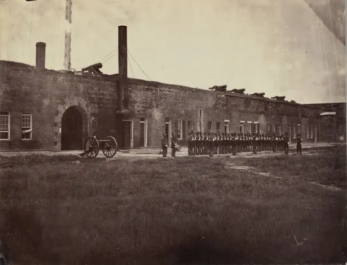 Framed Print : Fort Pulaski, 1860s Framed Print : Fort Pulaski, 1860s