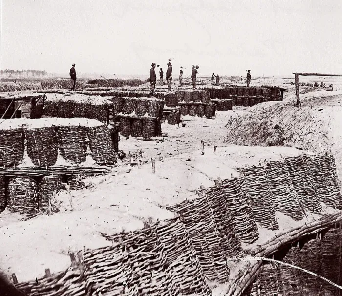 Framed Print : Fort Sedgwick in front of Petersburg, 1864. Creator: Tim O Sullivan Framed Print : Fort Sedgwick in front of Petersburg, 1864. Creator: Tim O Sullivan