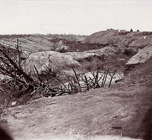 Fort Sedgwick in front of Petersburg, 1864. Creator: Tim O Sullivan