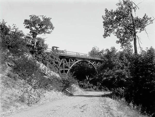 Fort Sheridan, Ill. Ravine Bridge, between 1880 and 1899. Creator: Unknown