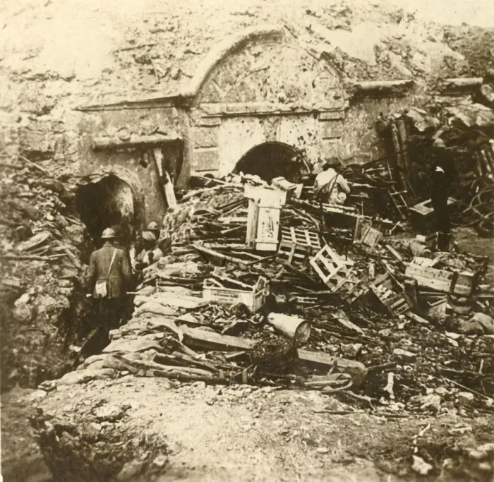 Framed Print : Fort of Souville, Verdun, northern France, c1914-c1918 Framed Print : Fort of Souville, Verdun, northern France, c1914-c1918