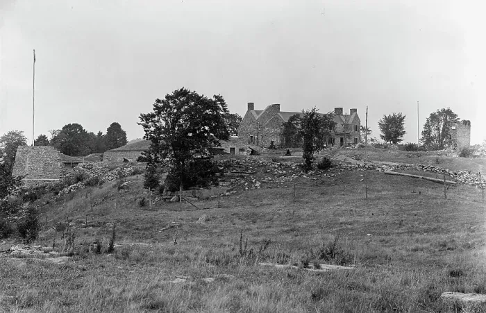 Framed Print : Fort Ticonderoga, Lake George, N.Y. c.between 1910 and 1920. Creator: Unknown