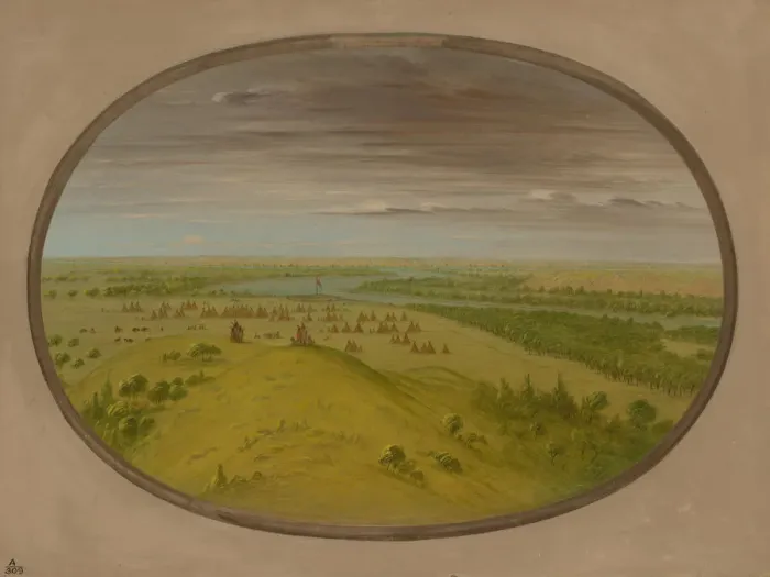 Framed Print : Fort Union, 1861 / 1869. Creator: George Catlin Framed Print : Fort Union, 1861 / 1869. Creator: George Catlin