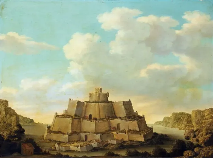 Framed Print : A Fortress, in or after 1639. Creator: Mathieu Dubus Framed Print : A Fortress, in or after 1639. Creator: Mathieu Dubus