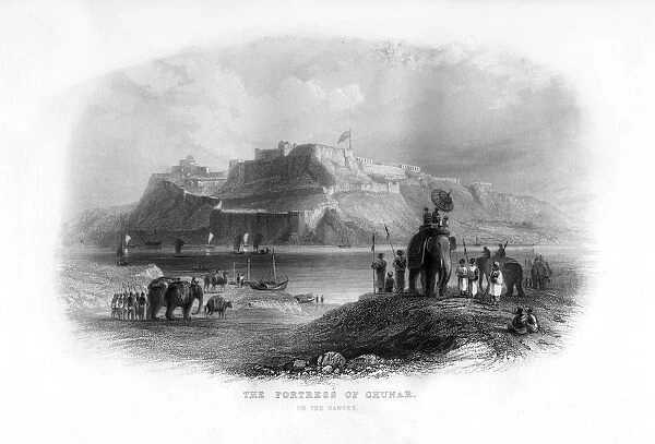 The Fortress of Chunar, India, 19th century